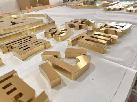 衡阳拉丝不锈钢字的特点。